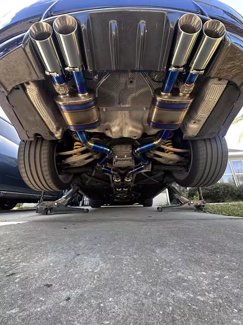 S65 Valved Titanium Exhaust Catback System - BMW M3 E92 4.0L S65 2008-2013