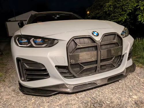 Dry Carbon Fiber Front Bumper Grille Grill for BMW G22/G23/G26 4 Series