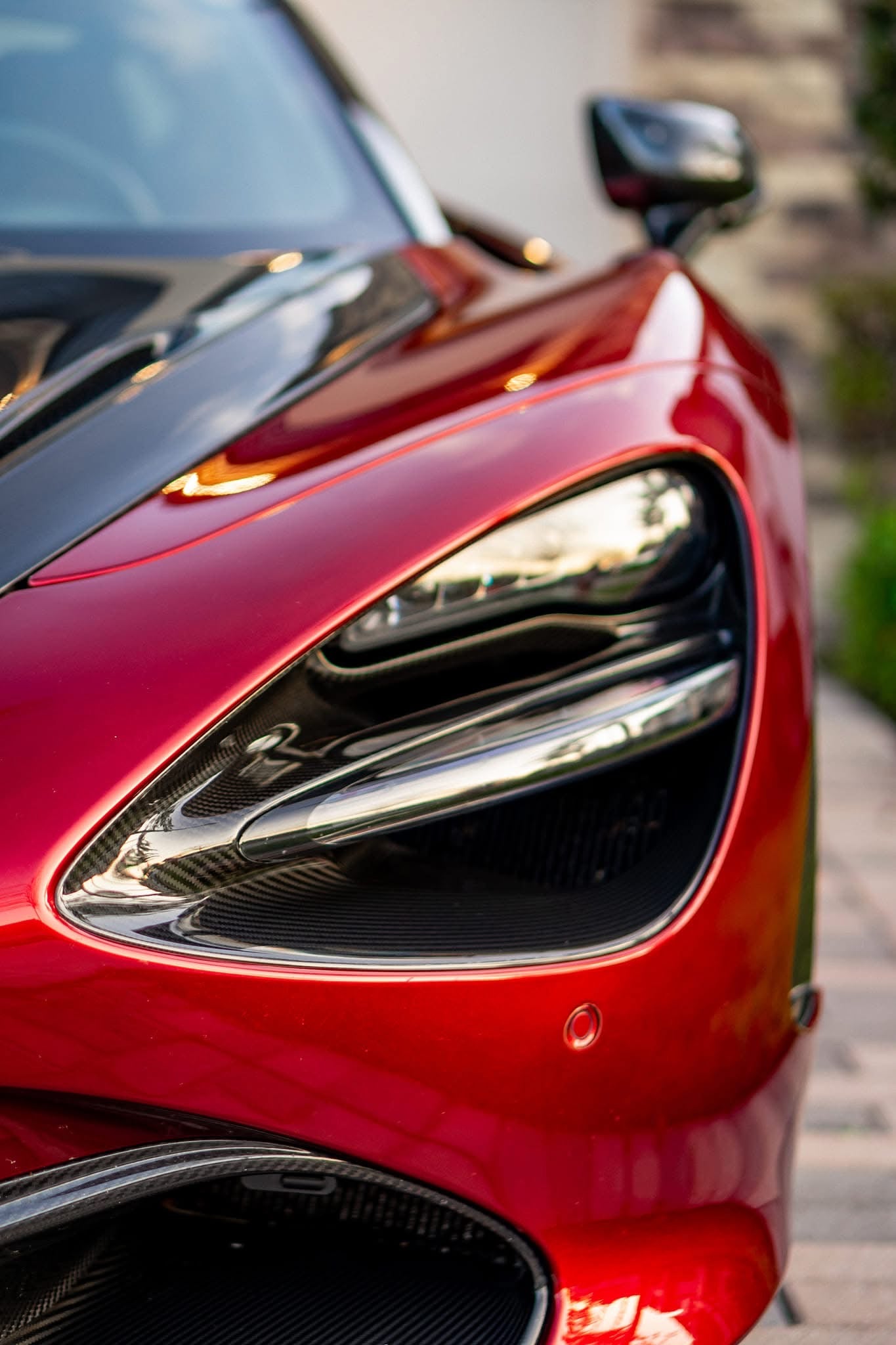 Carbon fiber Headlight Trim Replacement - McLaren 720s