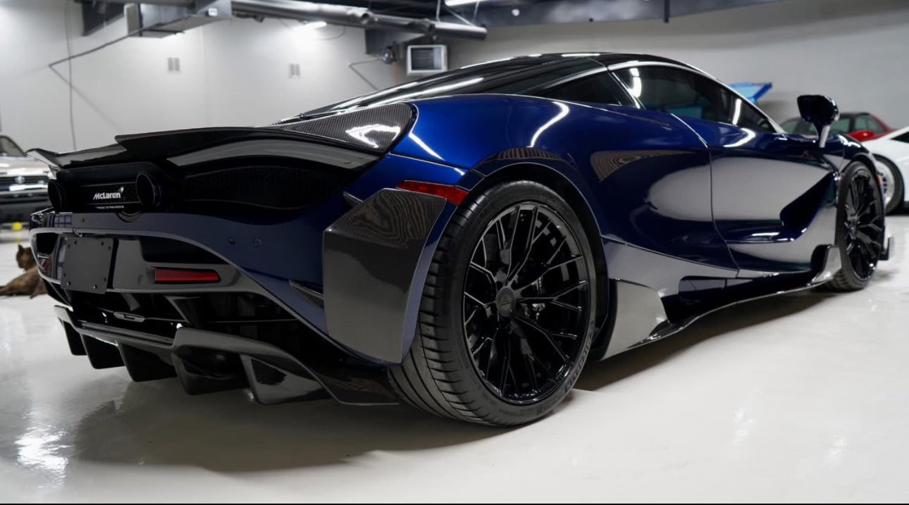 Carbon Fiber Rear Canards Flaps - Mclaren 720S
