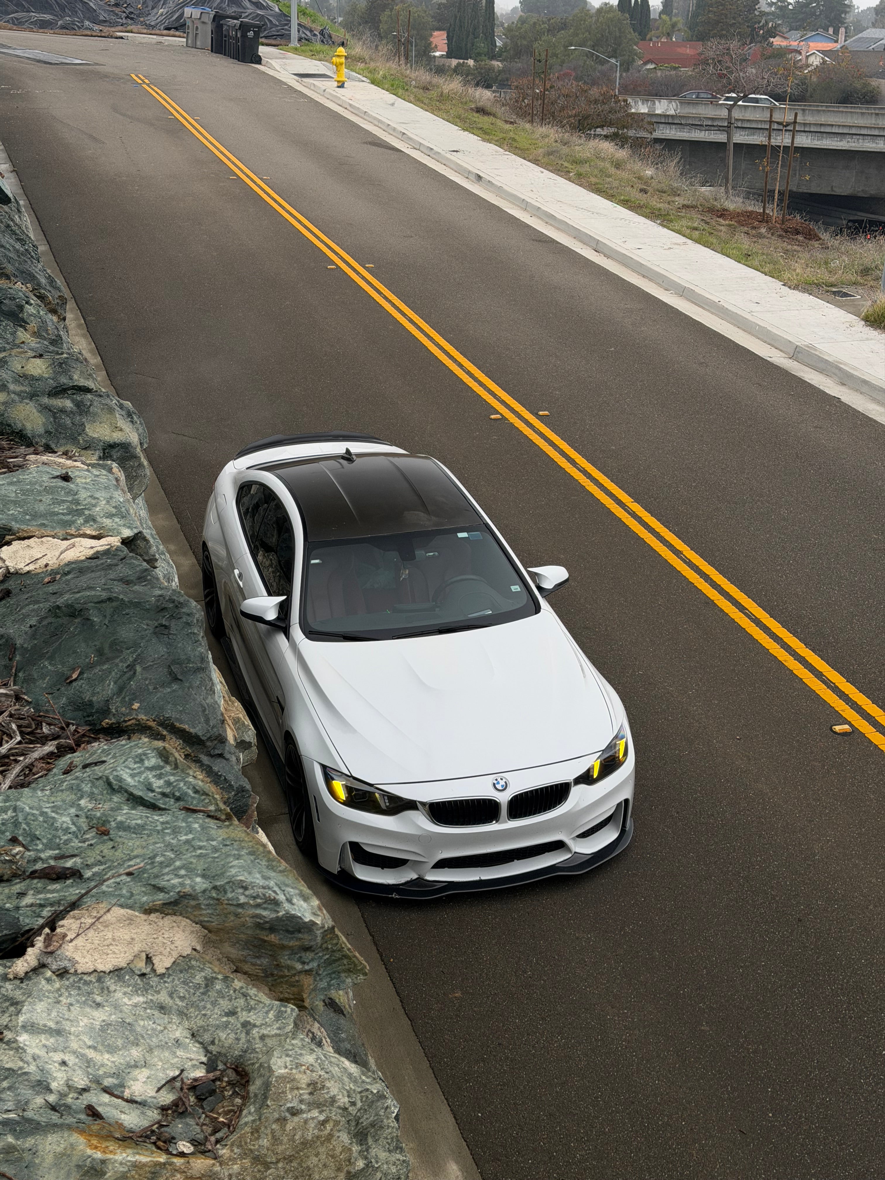 PSM Style Carbon Fiber Front Lip - BMW F80/F82