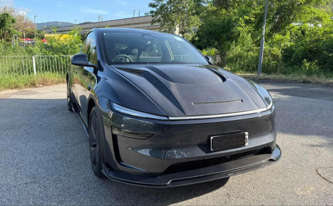 Carbon Fiber Front Bonnet Cover - Tesla Model Y Juniper 2025 2026