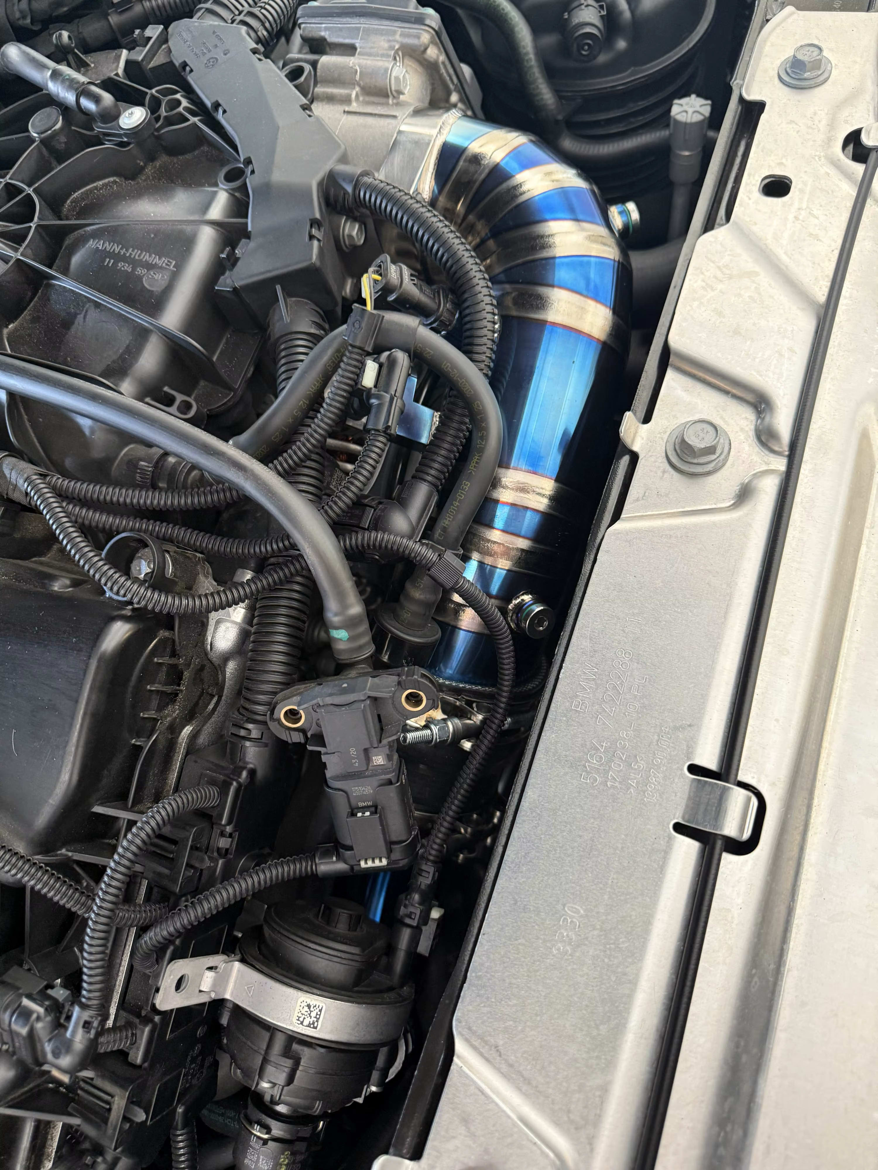 Titanium B58 Charge Pipes - BMW M340i B58 G20 G29 Supra A90 3.0T 2020+