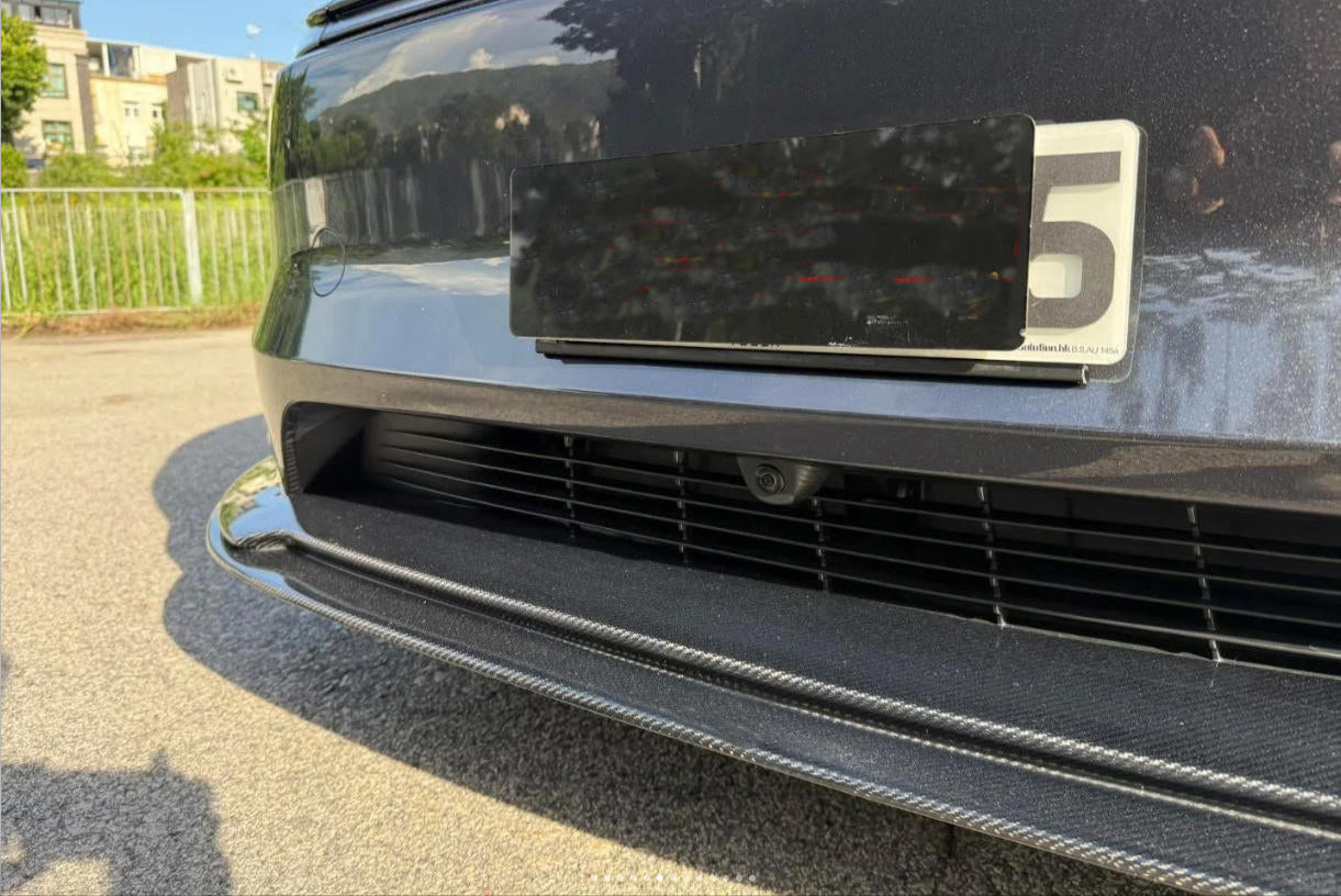 Dry Carbon Fiber Front Lip V2 -  Tesla Model Y Juniper 2025 2026