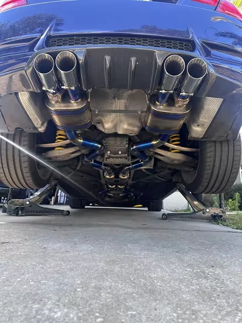 S65 Valved Titanium Exhaust Catback System - BMW M3 E92 4.0L S65 2008-2013