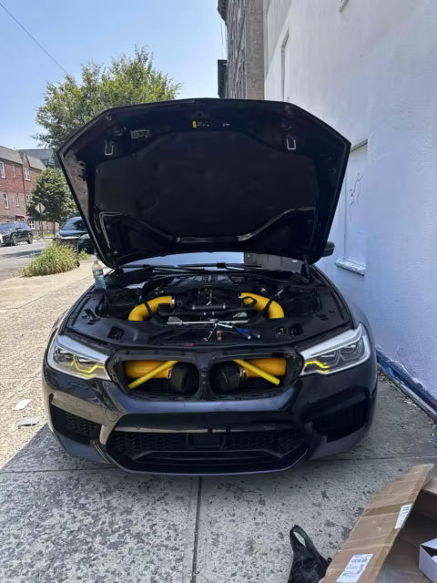 Silicone Front Mount Intake Kit - BMW G30 2020+ M550I or M8 | M5 ( F90 / F91 / F92 / F93 )