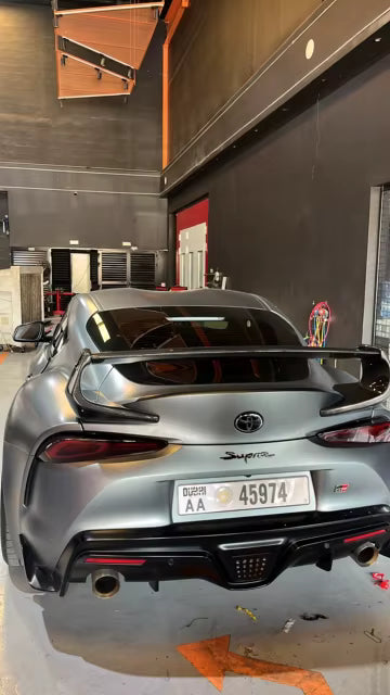 Carbon Fiber Rear Spoiler ST-Style Trunk Wing for A90 Supra