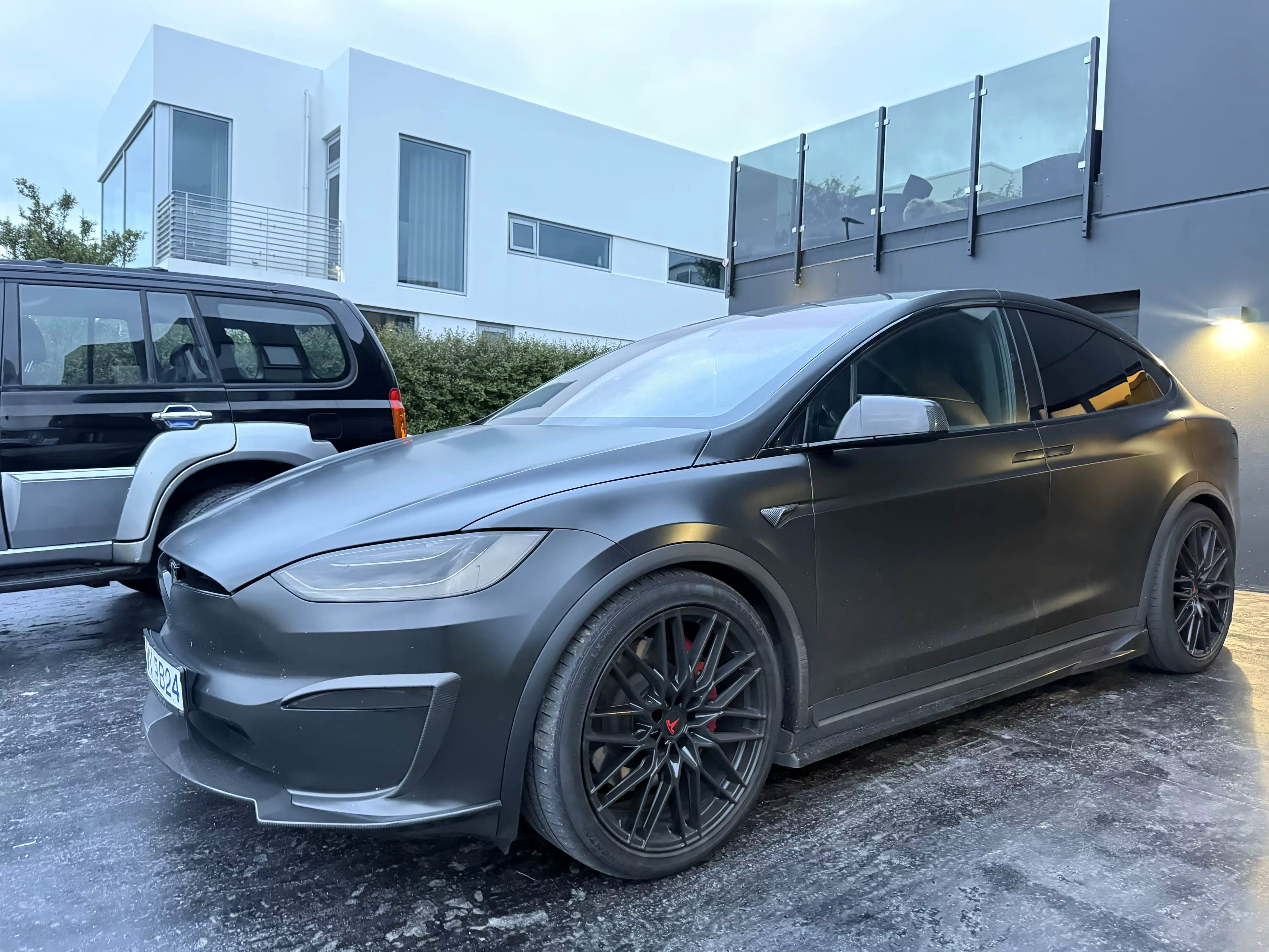 Carbon Fiber Front Lip - Tesla Model X