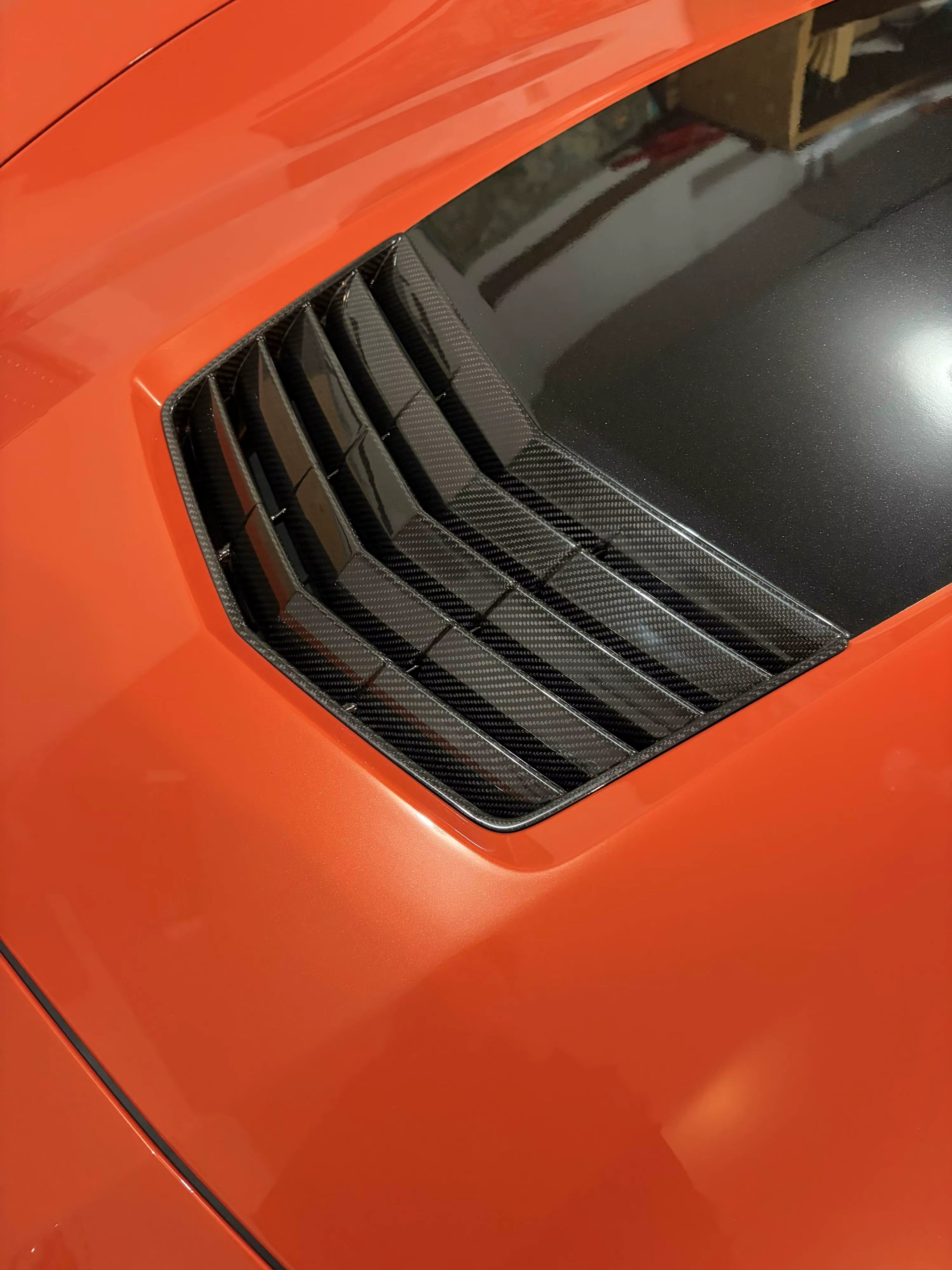 Carbon Fiber Hood Air Vent Cover -  Chevrolet Corvette C7 2014-2019