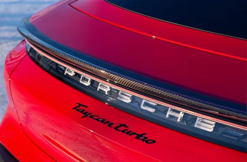 Carbon Fiber Spoiler (3pc) - Porsche Taycan