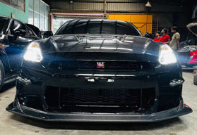Carbon fiber T style front lip - Nissan R35 GTR 2024+