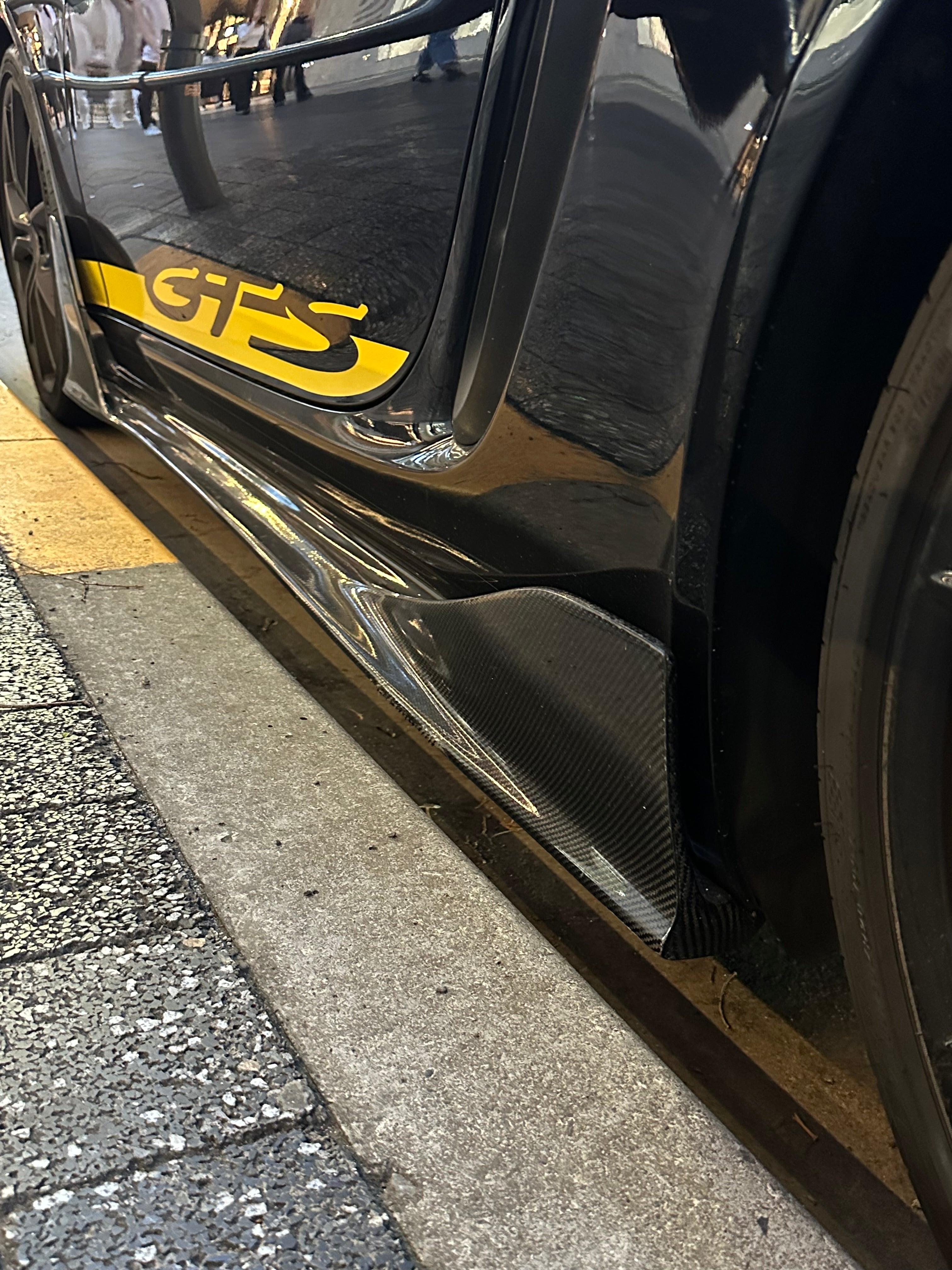 Winglet Carbon Fiber Side Skirts - Porsche 718 Cayman/Boxster