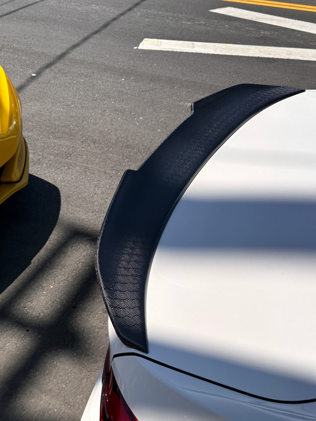 Real Carbon Fiber Trunk Spoiler For 2013-2018 BMW F80 M3 & F30 Sedan – High Kick Style