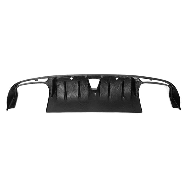 B-Style Carbon Fiber Rear Diffuser - Mercedes Benz W205 C-Class