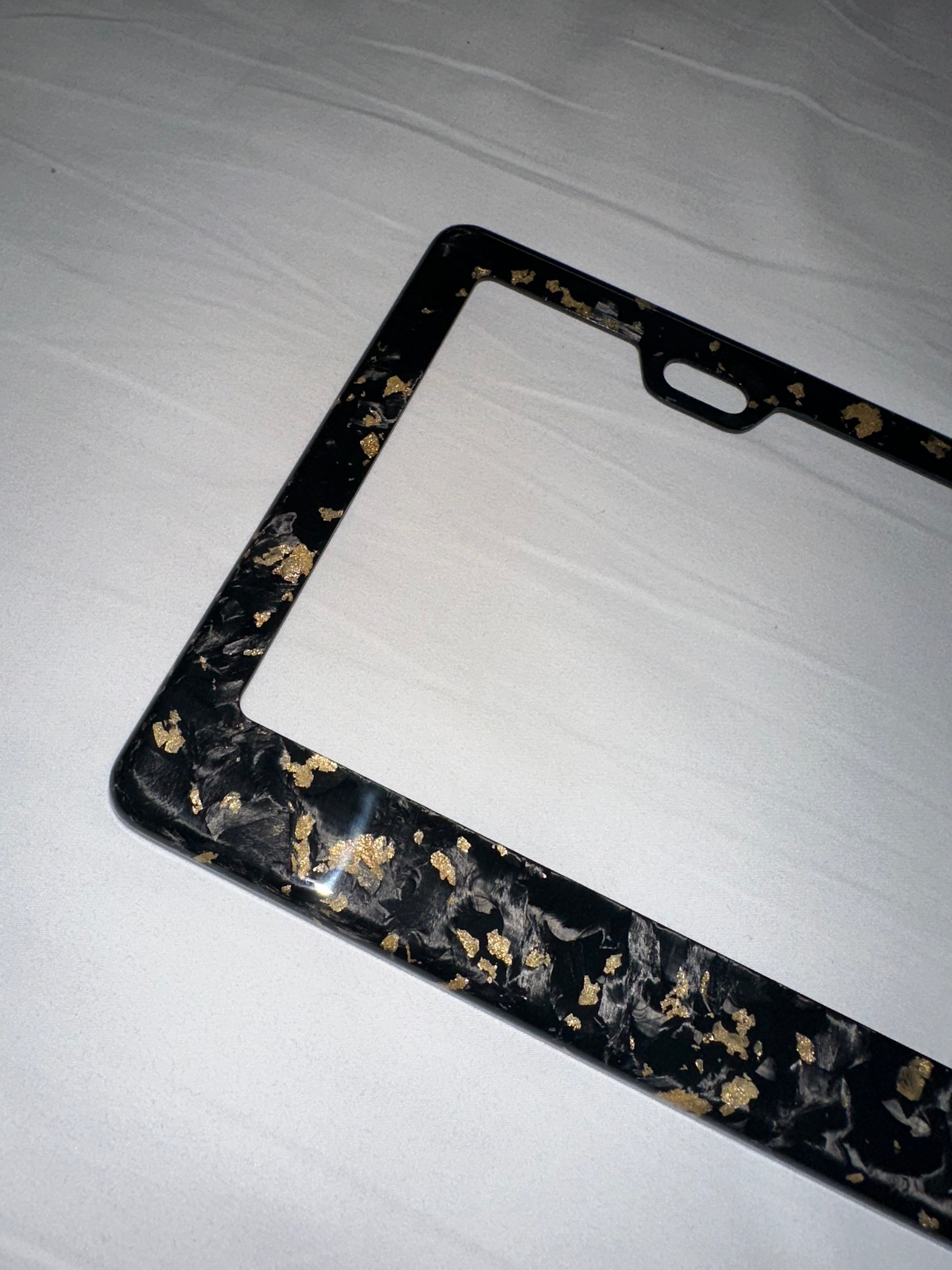 Colored Forged Carbon Fiber Universal License Plate Frame