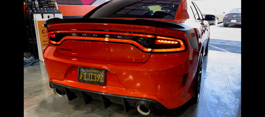 Carbon Fiber Rear Diffuser - Dodge Charger 2015-2023
