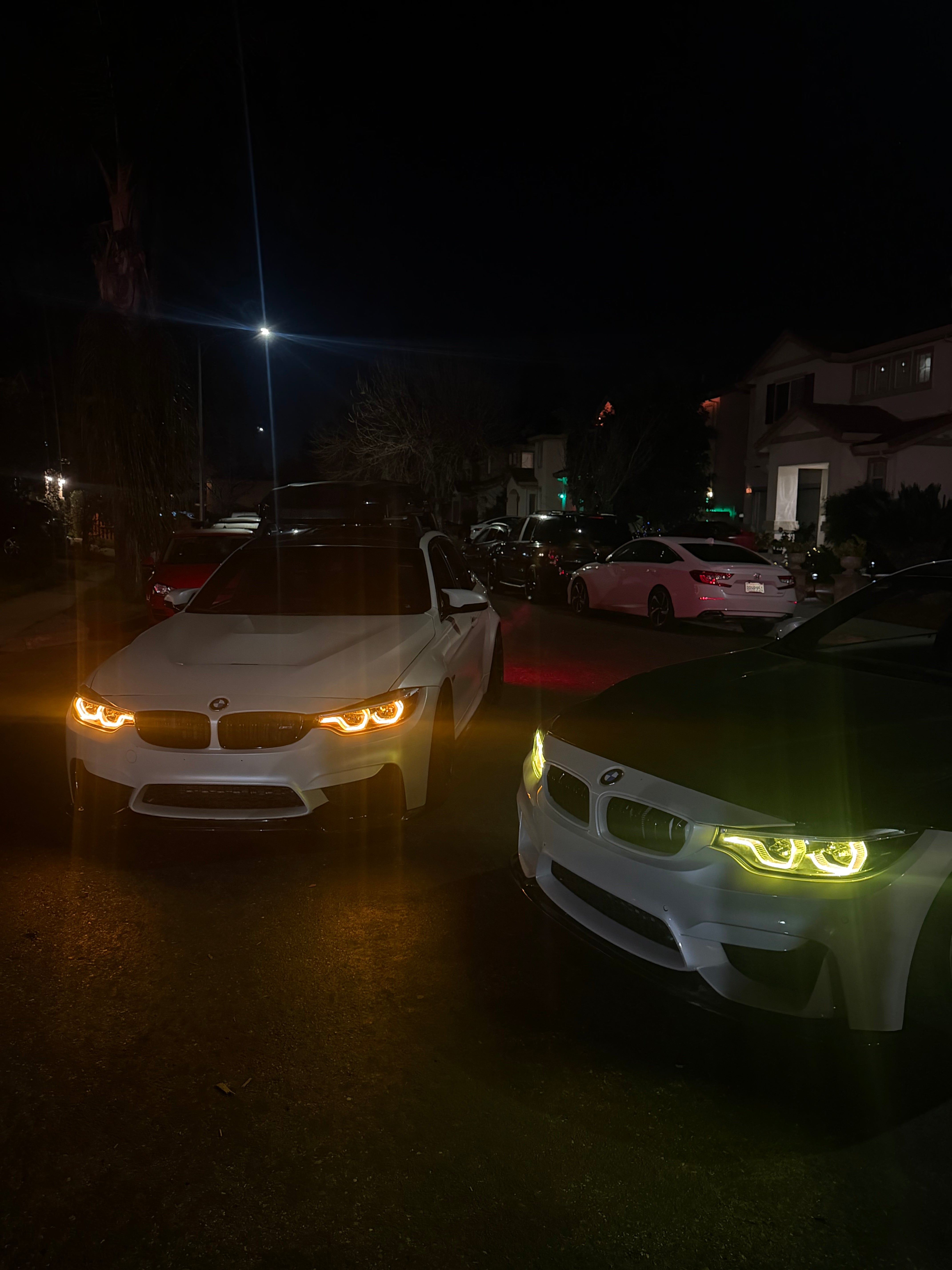 F8X Yellow/White/ Amber Switchable IKON PLUG N PLAY DRL Headlights - F80 M3 F82 F83 M4
