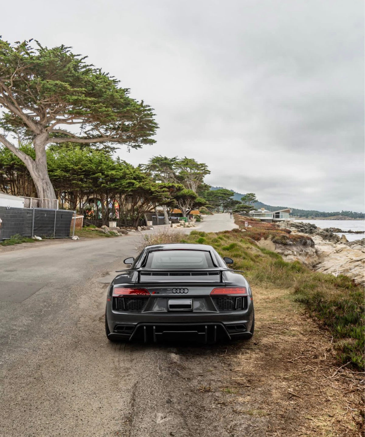 V Style Carbon Fiber Wing - Audi R8 V10 (Gen 2)