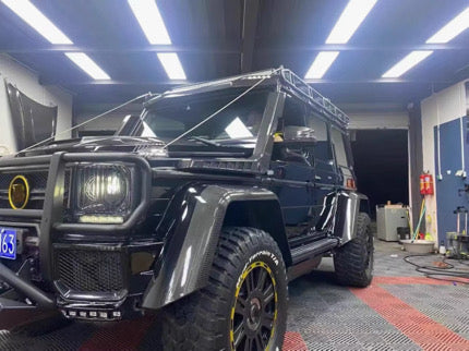 Carbon Fiber Fender Flare Replacement set - Mercedes Benz W463 4x4