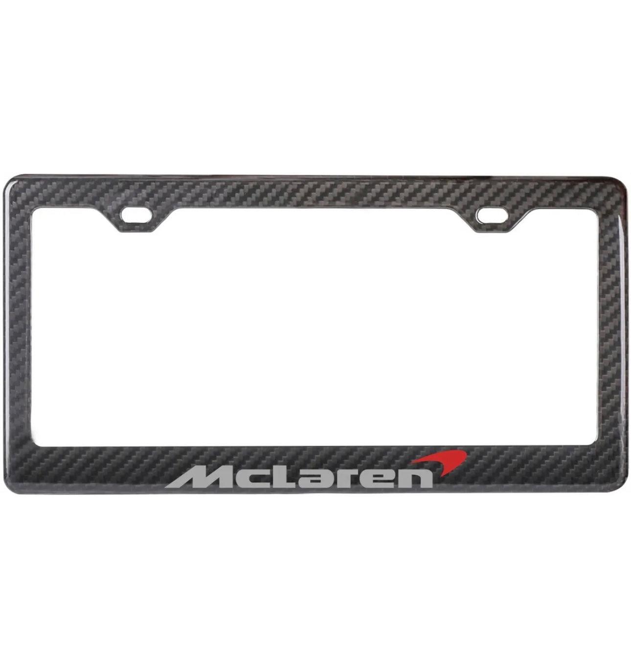 McLaren Carbon Fiber License Plate Frame