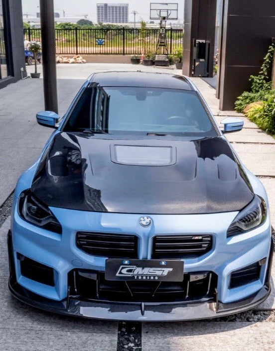 Carbon Fiber CT w/ Transparent Window Engine Bonnet Hood - BMW M2 / M2C G87 & 2 Series M240 230 G42