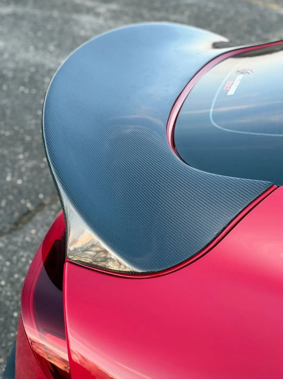 C Style  Carbon Fiber Trunk Spoiler Ducktail - Toyota Supra MK5