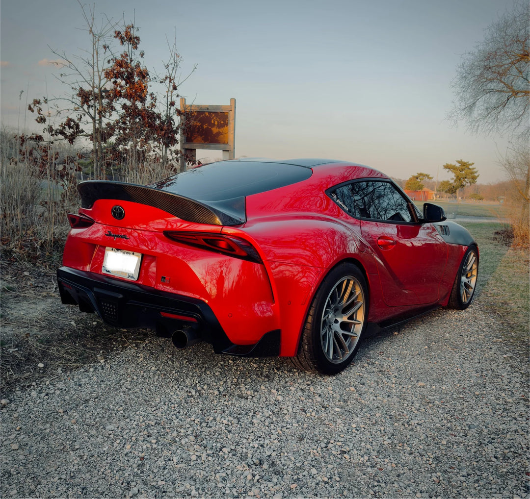 C Style  Carbon Fiber Trunk Spoiler Ducktail - Toyota Supra MK5