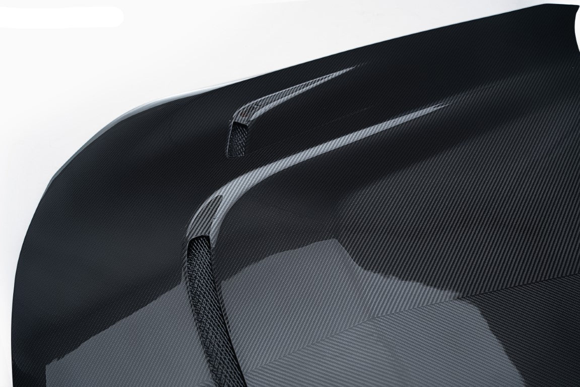 Carbon Fiber C Style V1 Front Engine hood bonnet replacement -  BMW M2 / M2C G87 & 2 Series M240 230 G42