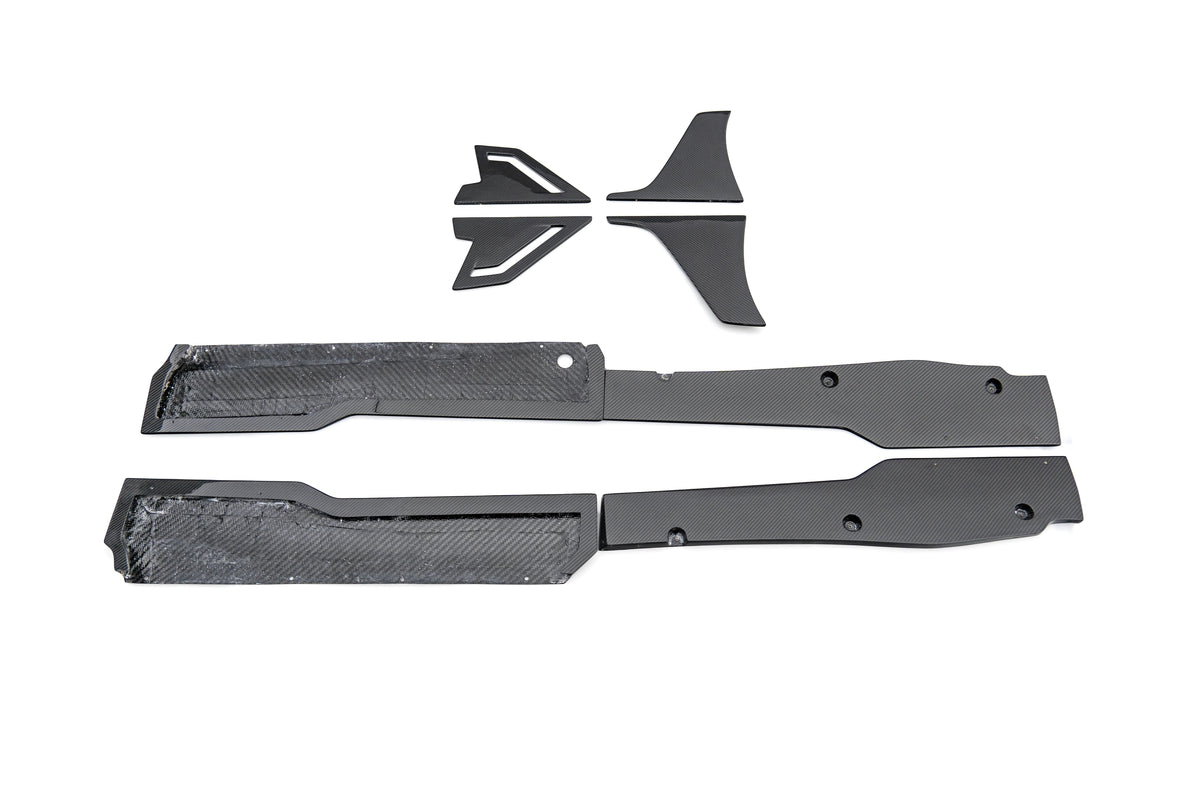 Carbon fiber CM Side Skirt Extensions - Mclaren 720s/750s