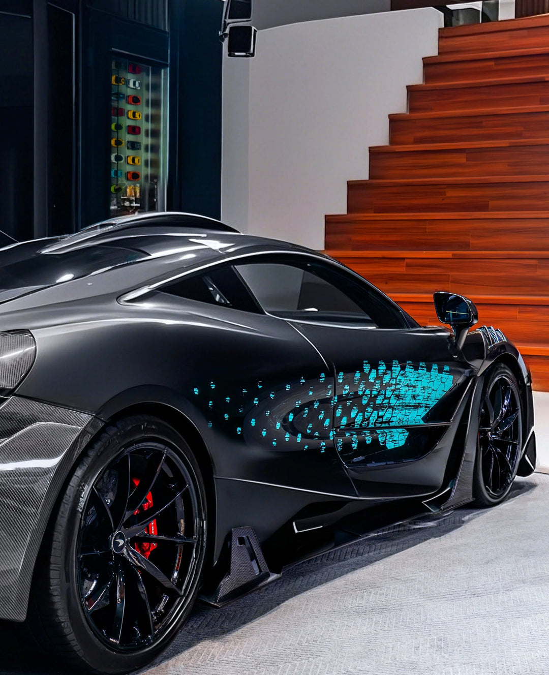 Carbon fiber CM Side Skirt Extensions - Mclaren 720s/750s