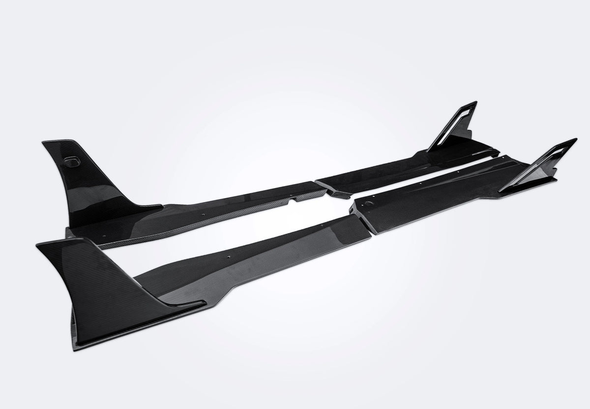 Carbon fiber CM Side Skirt Extensions - Mclaren 720s/750s