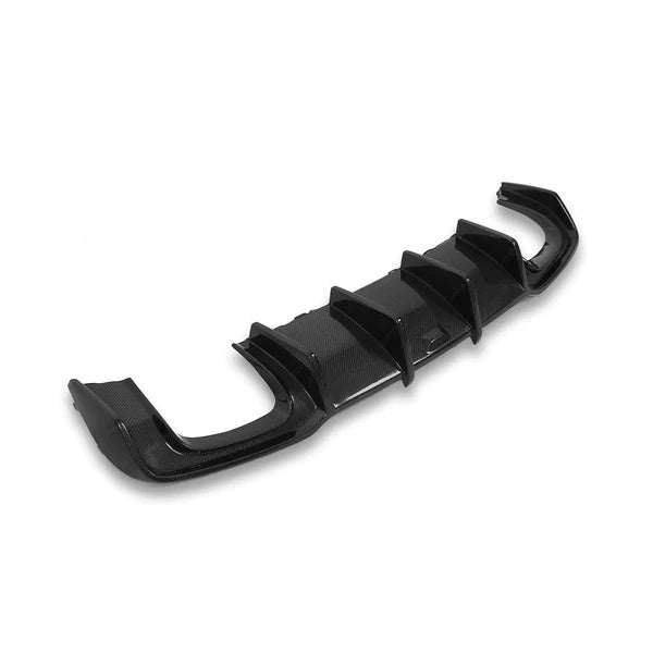 KB Style Carbon Fiber Rear Diffuser - Audi A3 & S3 8V