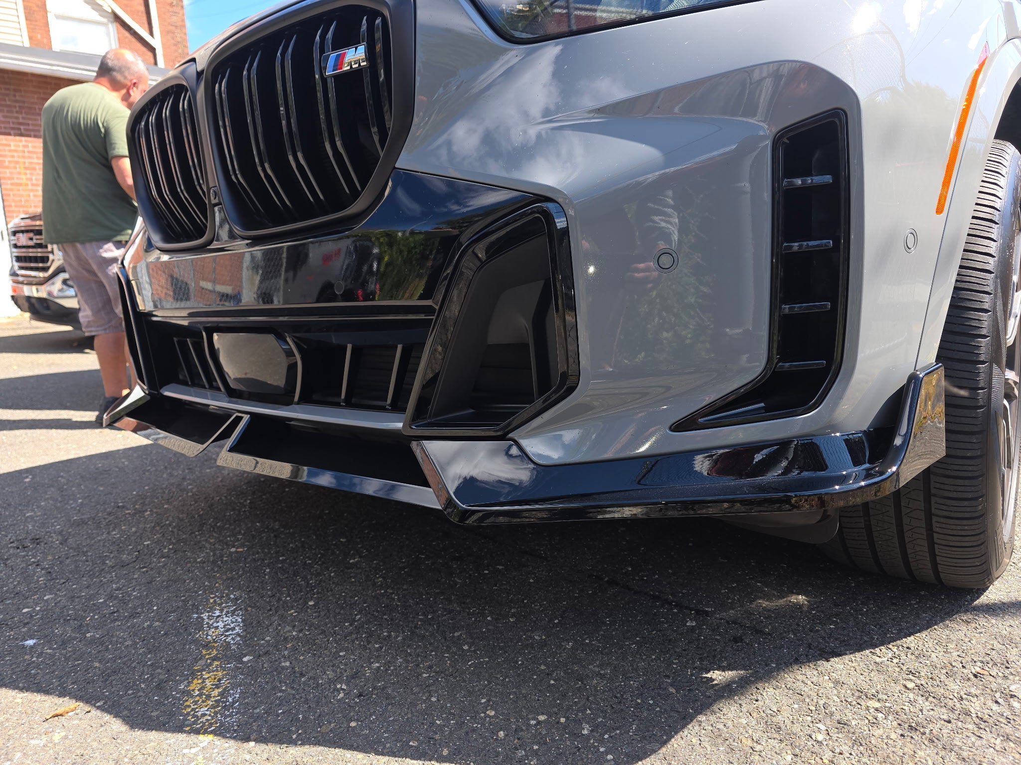 Gloss Black Front Splitter Lip - 2023-25 BMW X5 G05 M Sport LCI MP Style
