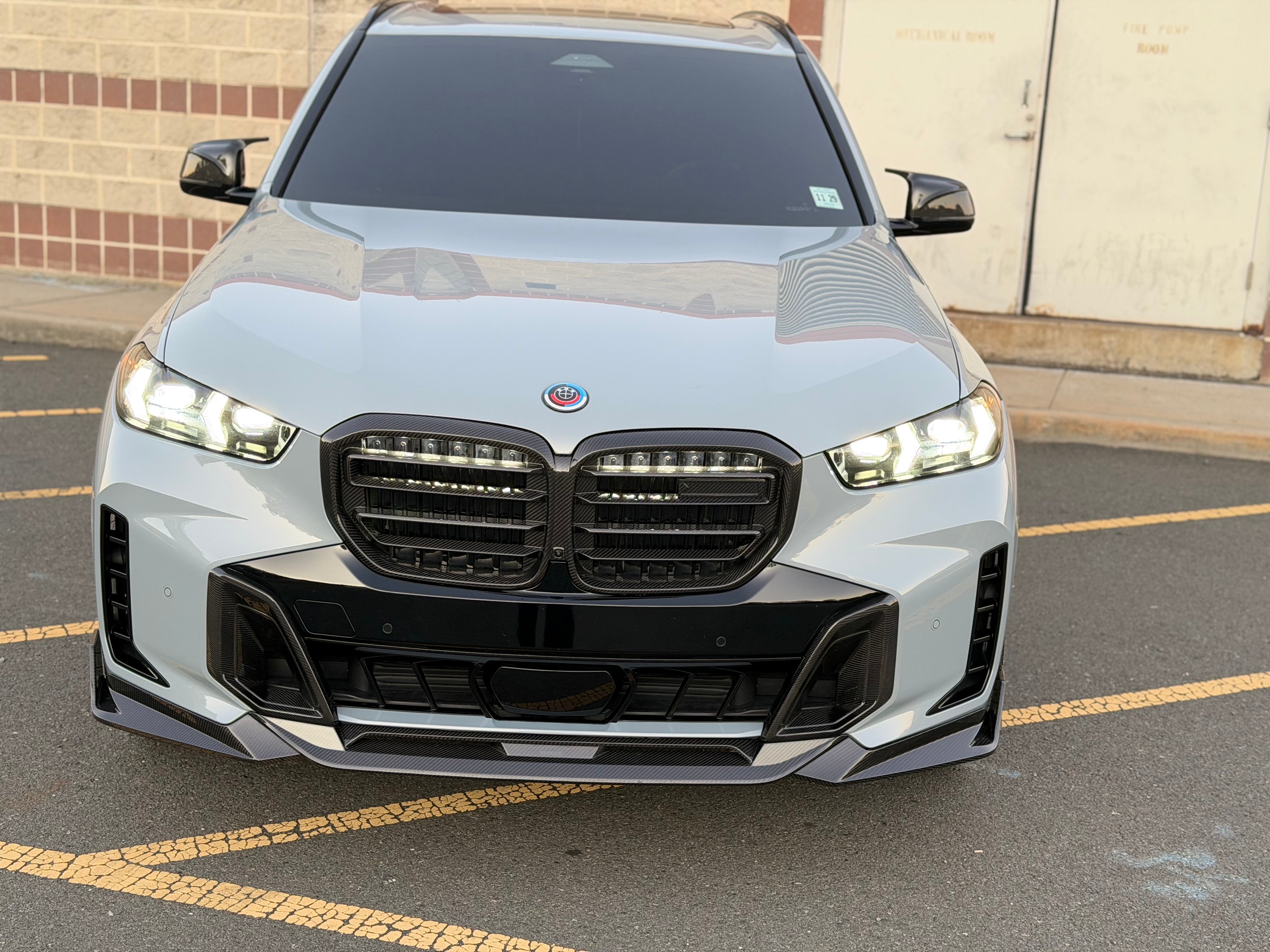 Carbon Fiber SQ Front Lip - BMW X5 G05 LCI M Sport
