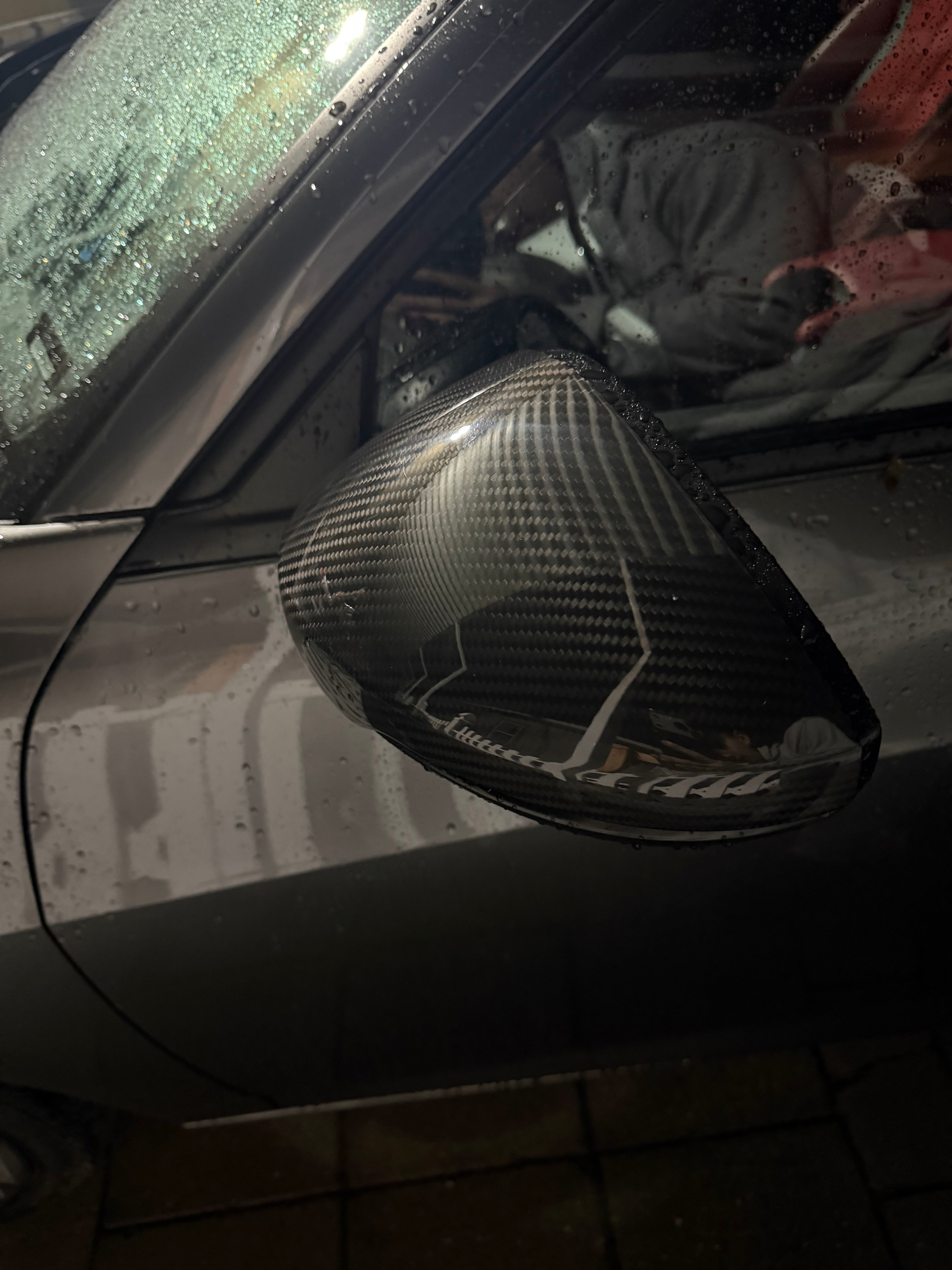 Carbon Fiber Side mirror Cap Cover - Acura Integra A-Spec Type S DE4 DE5 2022-2026