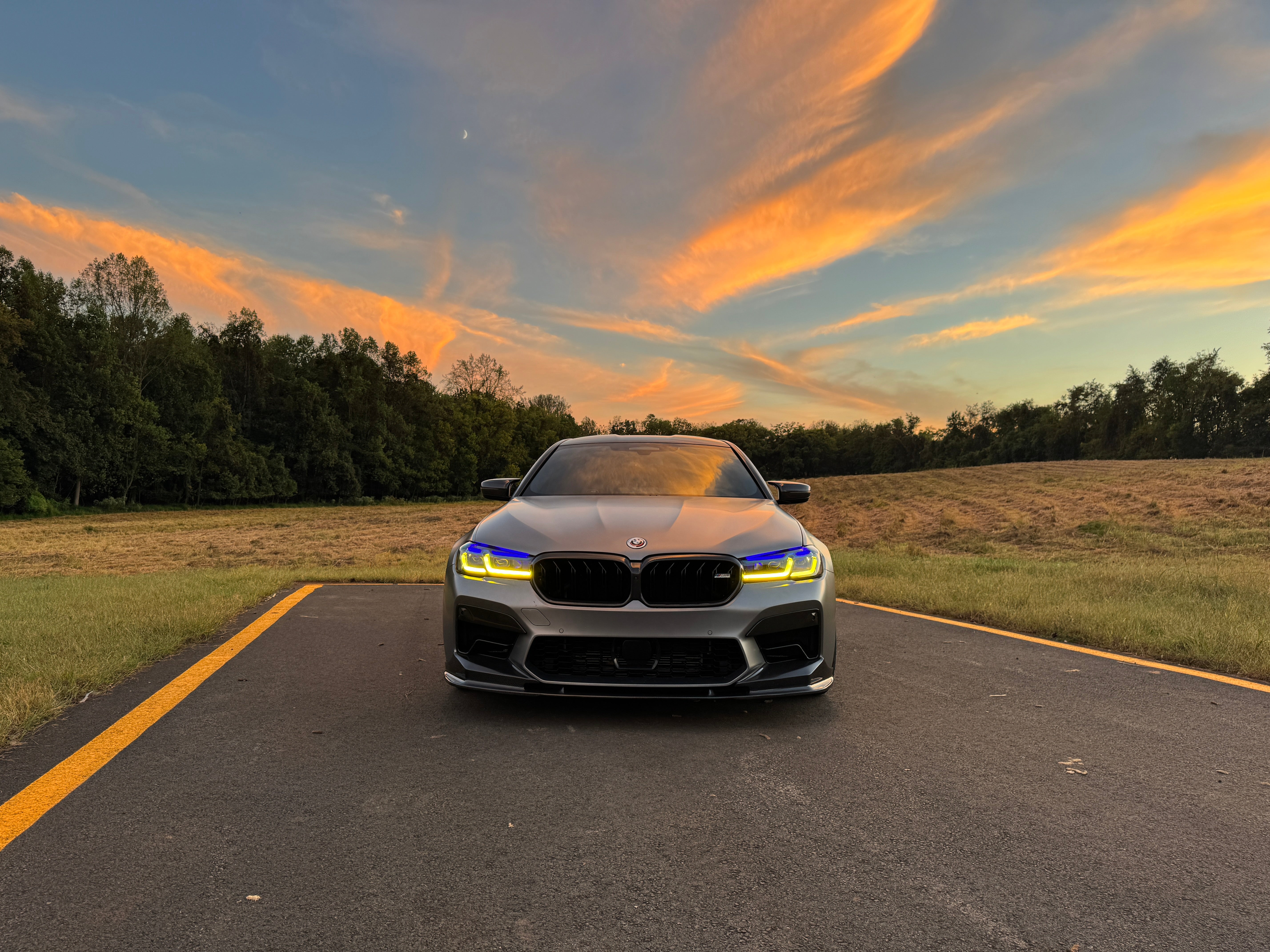 LED HEADLIGHT CSL Yellow/WHITE DRL Switchable Facelift Upgrade - BMW F90 M5 & G30 / G38 5 Series