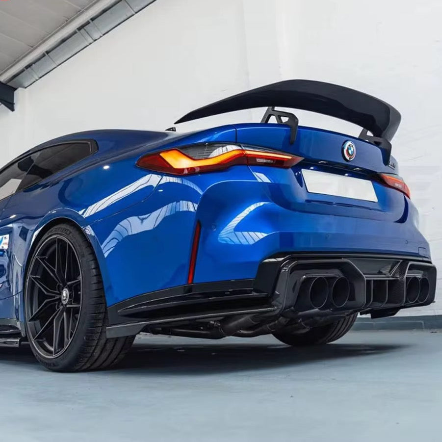 AD Style Carbon Fiber Rear Diffuser - BMW G80 M3 & G82 M4