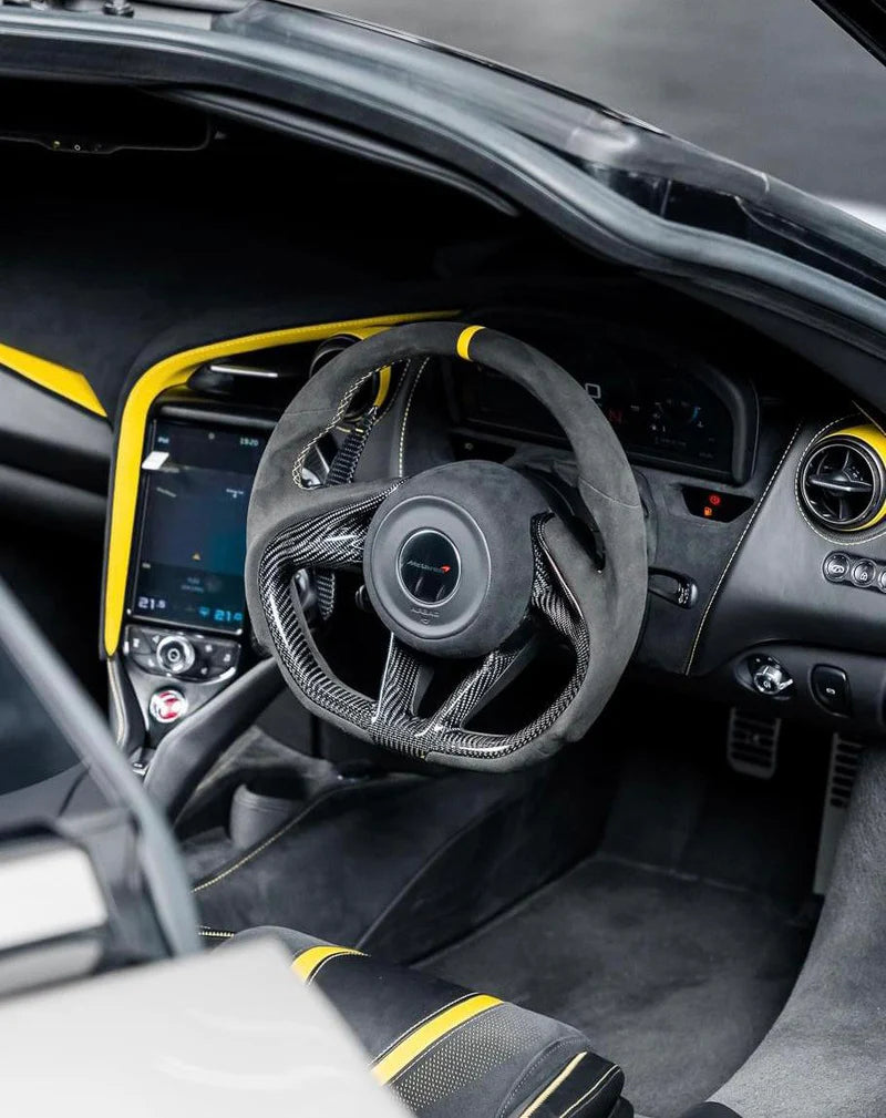 Custom Carbon Fiber Steerng Wheel - Mclaren