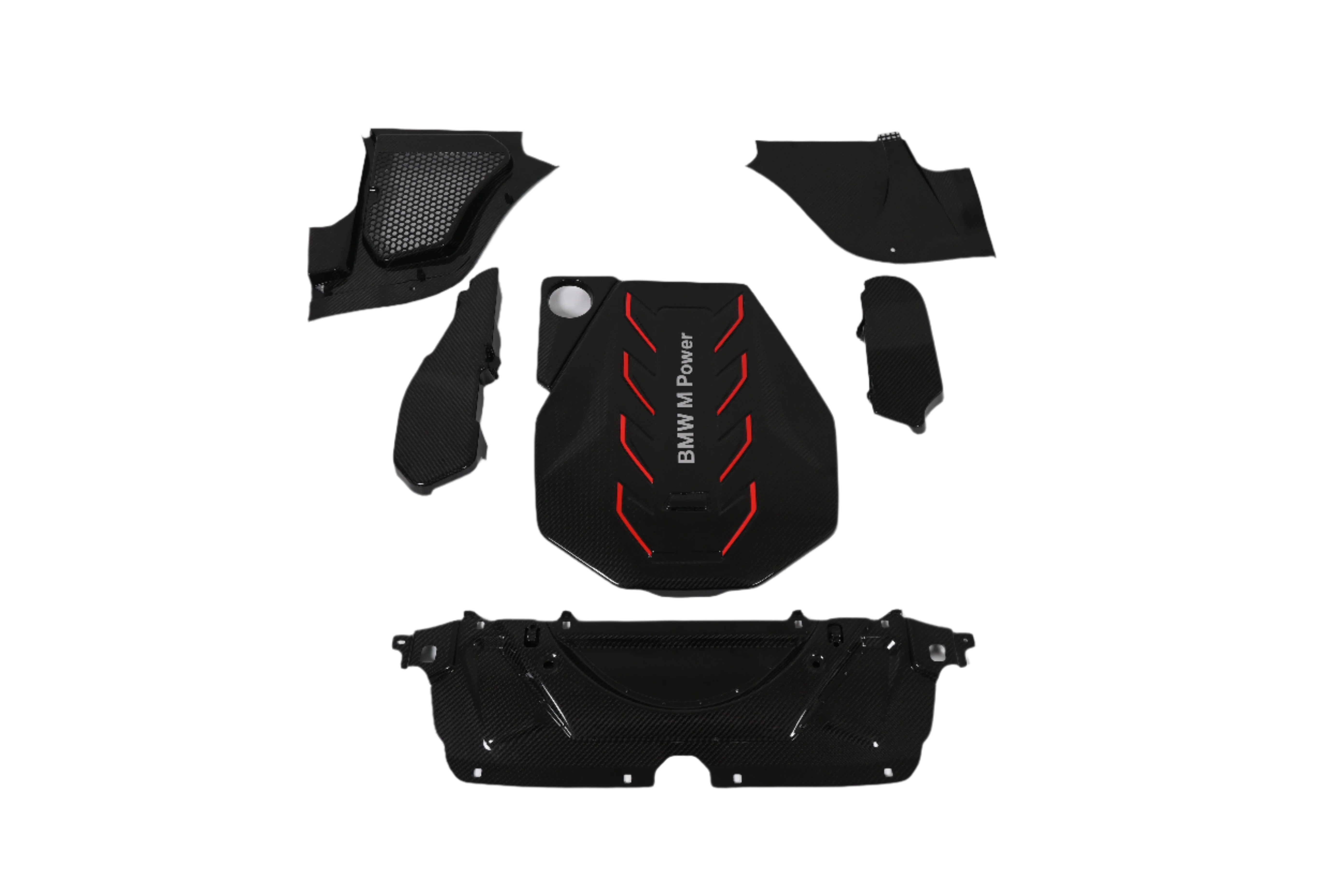 Carbon Fiber Engine Bay Cover Kit - BMW G90 M5