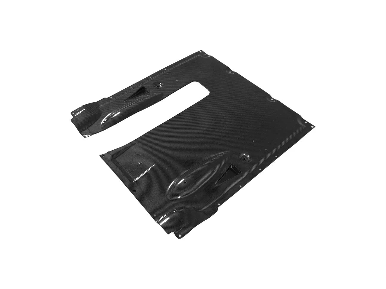Carbon Fiber BS Rear Diffuser w/ LED Light - 2017-2022 Nissan GTR R35