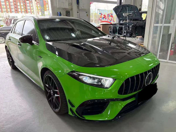 Carbon Fiber Vented Engine hood - Mercedes Benz  AMG A35/A35L