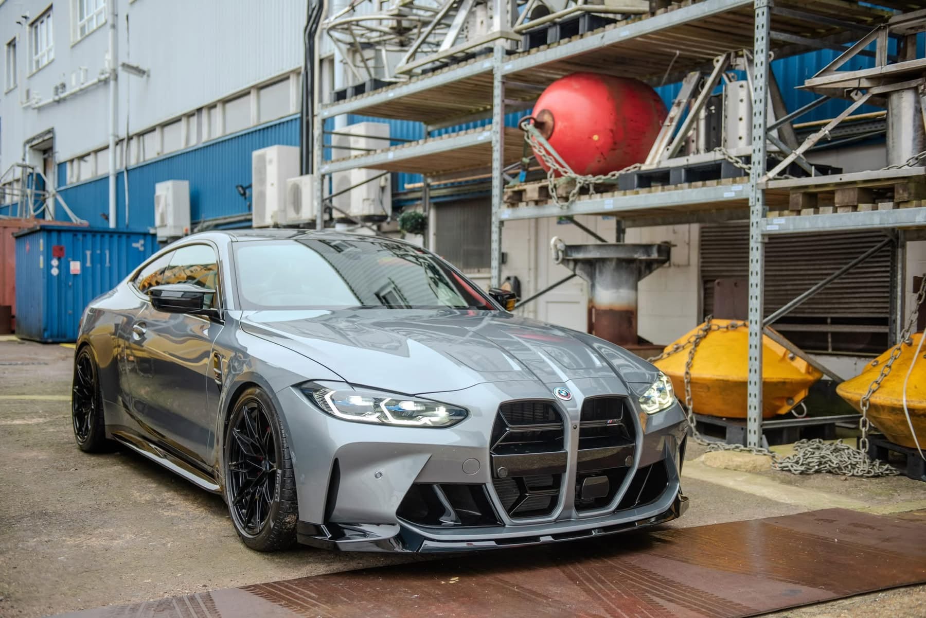 MP Style Gloss Black Front Lip - 2021-2024 BMW  G80 M3 G82 G83 M4