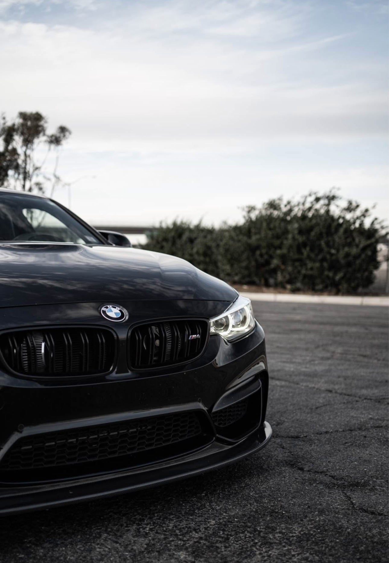 Carbon Fiber Front Lip V3  - 15-20 BMW F80 M3 F82 F83 M4