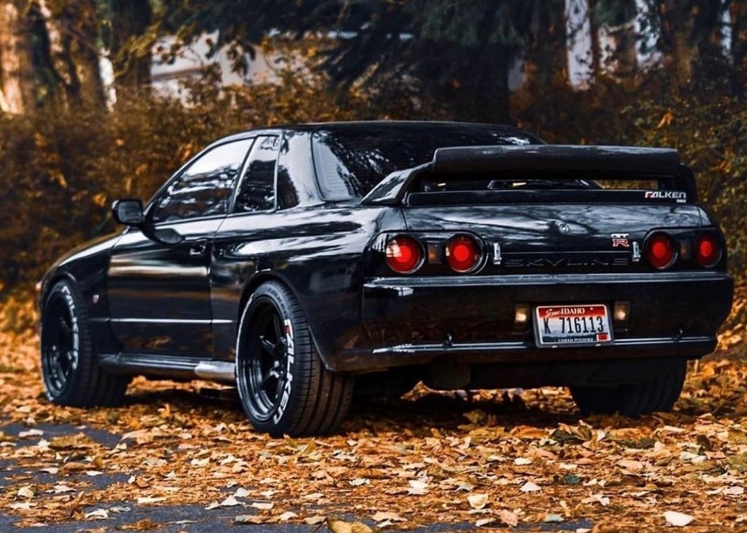 Carbon Rear Spoiler RB Style Wing - Nissan Skyline R32 GTR