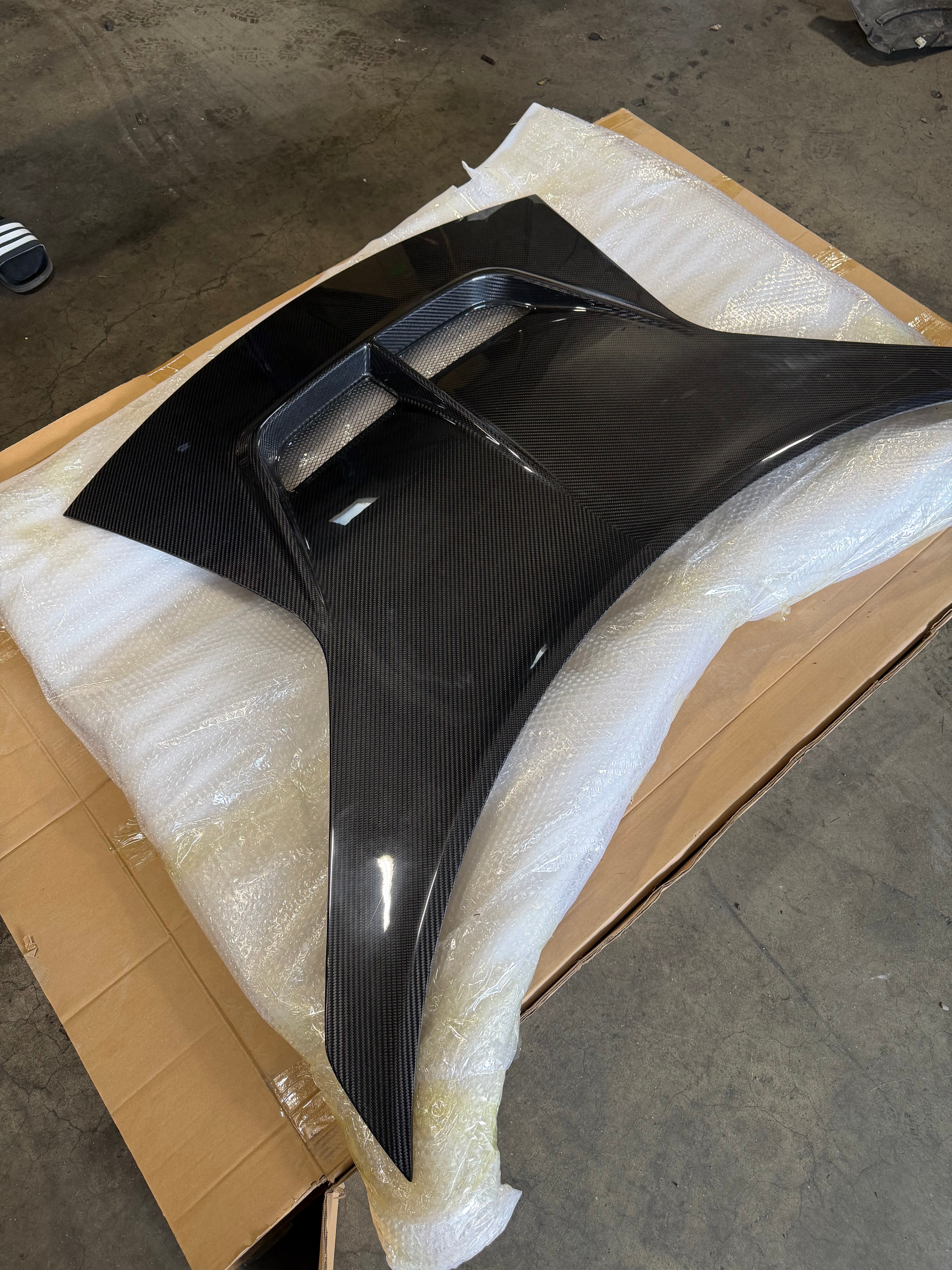 Carbon Fiber V Style Hood Bonnet -  Lotus Emira