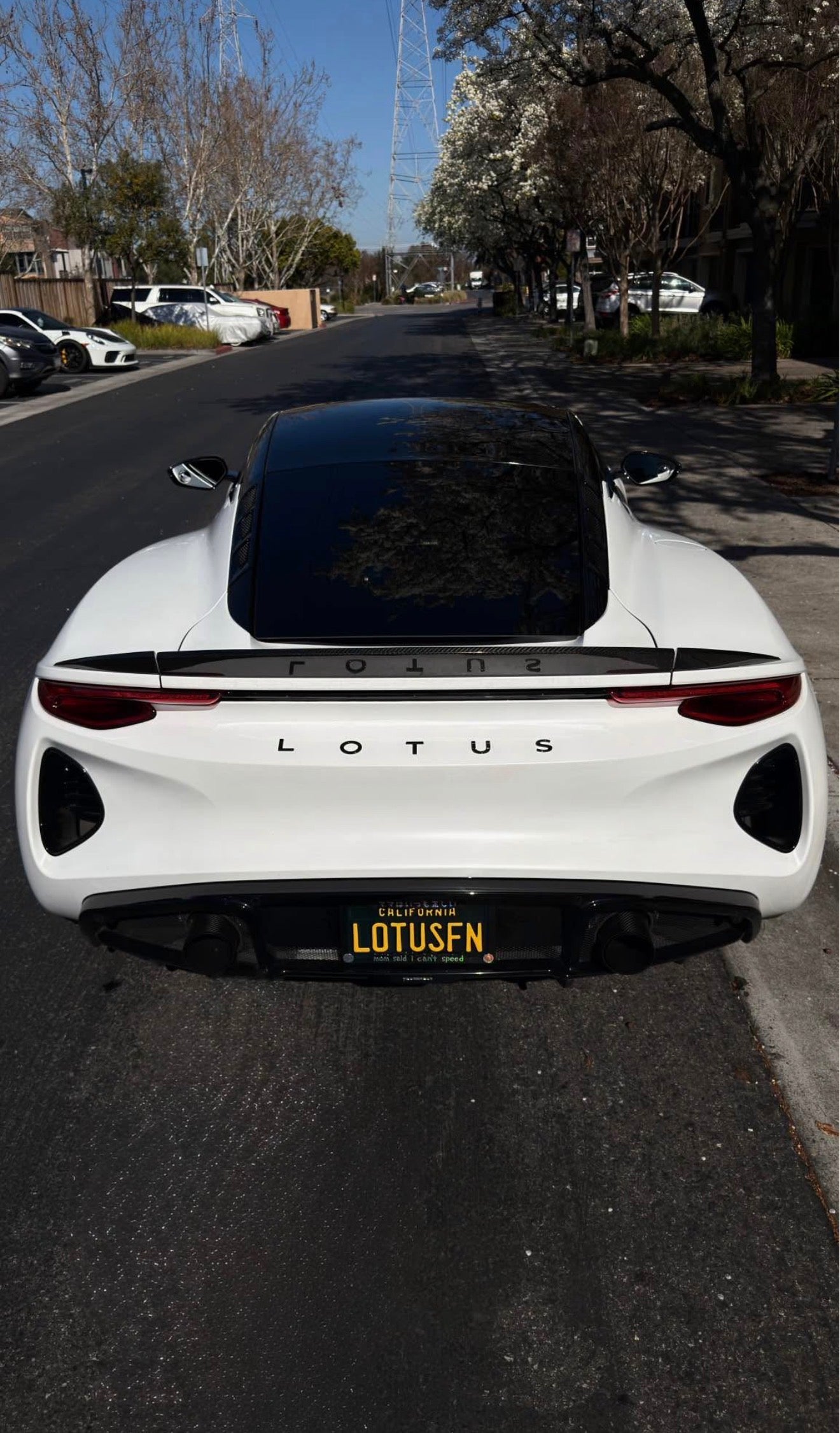 Dry Carbon Fiber Trunk spoiler - Lotus Emira