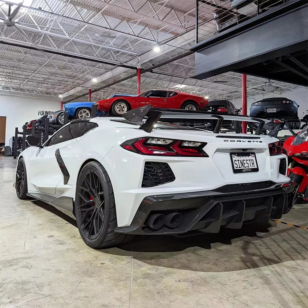 Carbon Fiber AD Rear Diffuser - Chevrolet Corvette C8