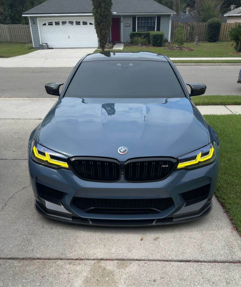LED HEADLIGHT CSL Yellow/WHITE DRL Switchable Facelift Upgrade - BMW F