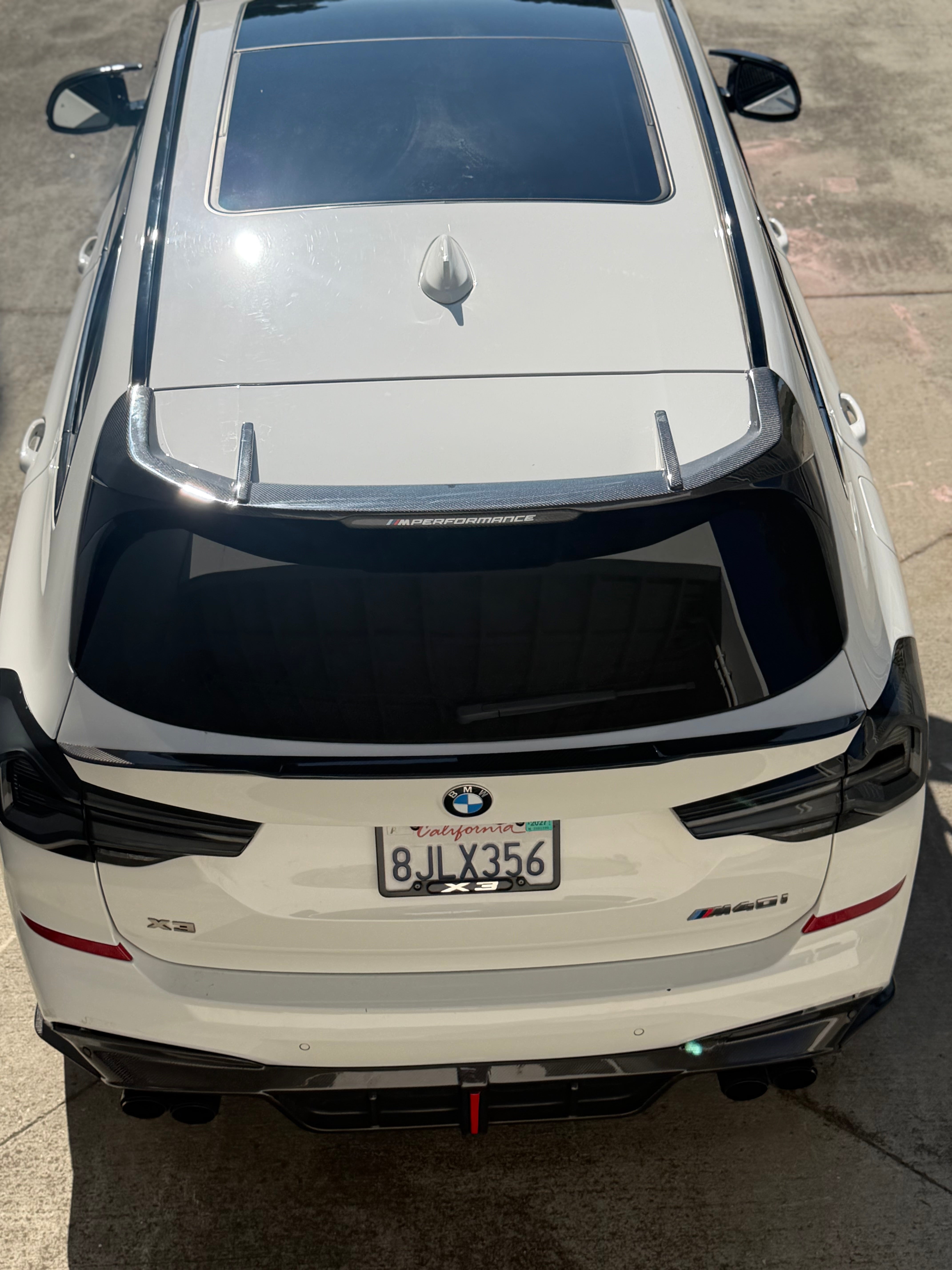MP Style Carbon Fiber Rear Spoiler - BMW F97 X3M & G01 / G08 X3
