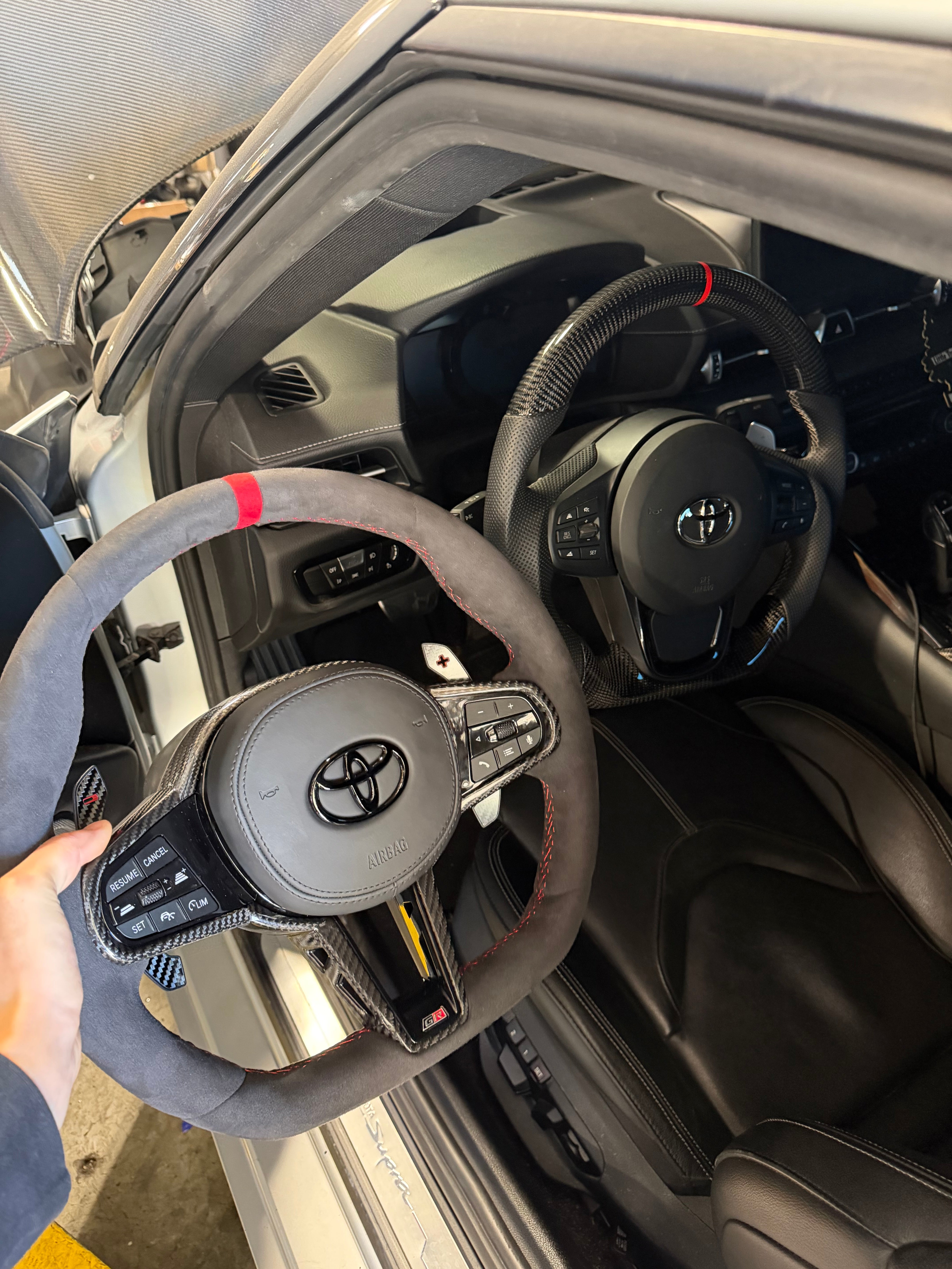 MK5 Toyota Supra A90 A91 - G8X Style Custom Steering Wheel Replacement Conversion Upgrade
